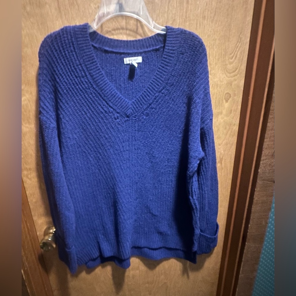 Nine West Deep purple Blue Knit Sweater women’s XXL